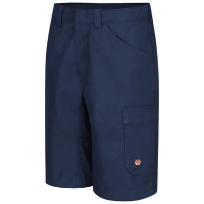 RED KAP Mens 32 Navy Blue Cargo Work Utility Shorts - Image 1 of 4