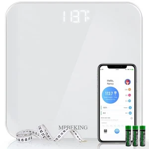 Scale for Body Weight, High Accuracy Bathroom Digital Scales, Bluetooth Weigh... - Picture 1 of 7