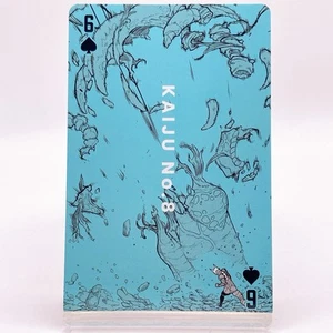 Kaiju No.8 Playing Card Spade 6 Exhibition Limited Jump Japan Manga Anime - Imagen 1 de 8