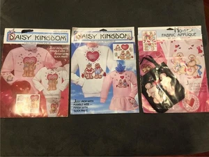 Daisy Kingdom VALENTINE'S DAY BEARS HEART'S CUPID NO SEW APPLIQUE PANELS - Picture 1 of 11