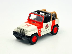 2015 Jada Toys Jurassic Park Jeep JP12 1:43 Diecast Working Doors - Picture 1 of 12