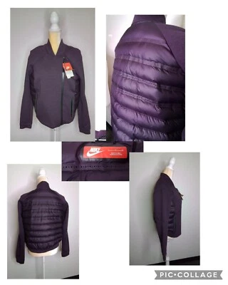 Chaqueta de plumón Nike para mujer grande púrpura nueva con etiquetas #W2289 Foto 1 de 4