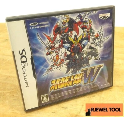 USED Super Robot Wars W スーパーロボット大戦W Banpresto Nintendo DS Japan - Image 1 of 4