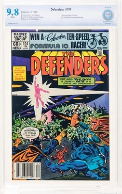 The Defenders #104 Newsstand CBCS 9.8 Marvel 1982 Beast joins the Defenders🔥cgc - Image 1 of 4