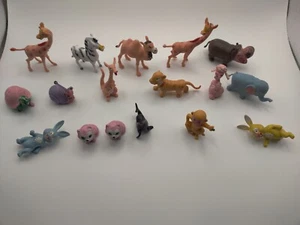 17 PLASTIC ANIMALS HONG KONG Gumball Jak Pak FARM CIRCUS VINTAGE - Picture 1 of 23