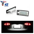 6000K White LED License Plate Lights Assy For Audi A3 S3 A4 B6 S4 A6 A8 S6 Q7 Audi S3