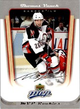 2005-06 Upper Deck MVP Thomas Vanek Rookie Buffalo Sabres #422