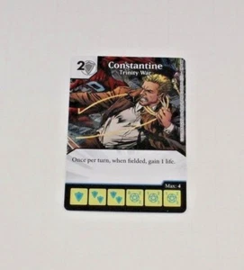 DC Dice Masters Justice League * CONSTANTINE * Trinity War OP Promo Prize Card - Picture 1 of 1