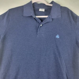 BROOKS BROTHERS HERREN POLOSHIRT LARGE DUNKELBLAU KURZARM PERFORMANCE - Bild 1 von 7