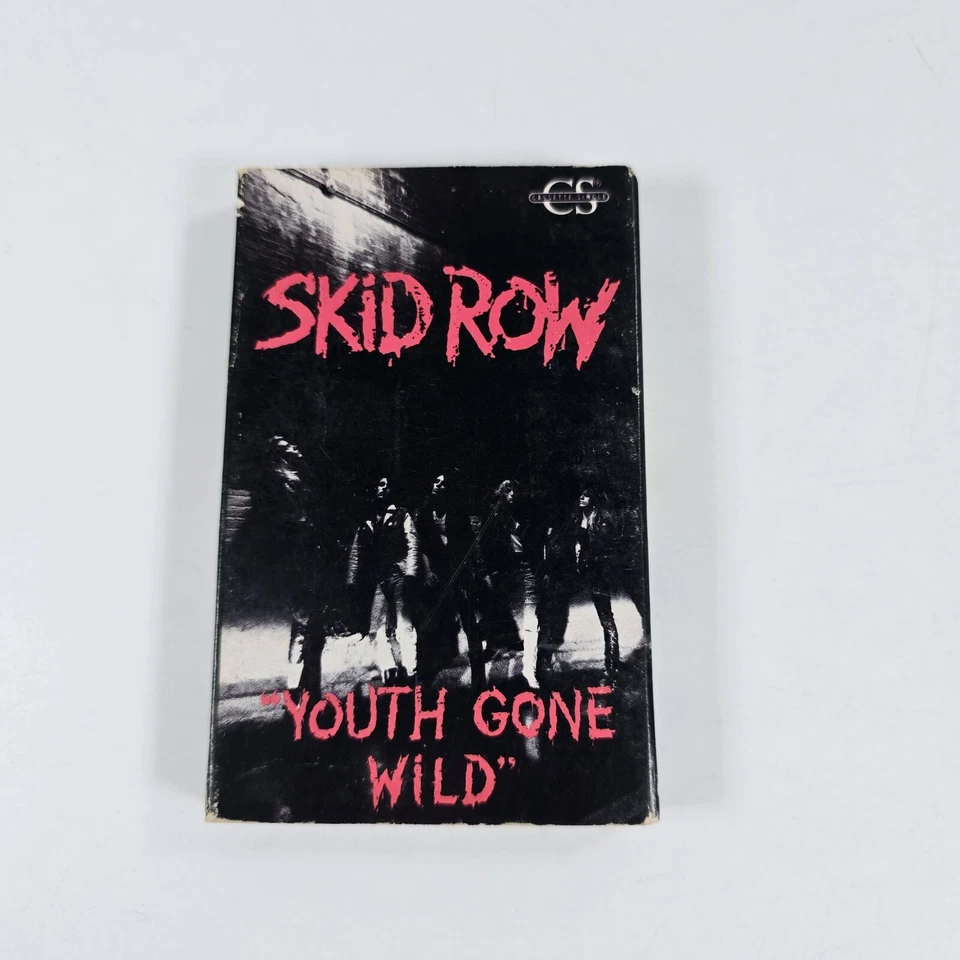 SKID ROW Youth Gone Wild CASSETTE SINGLE Atlantic 7 4-88935 US 1989 Cardboard  - Image 1 of 4