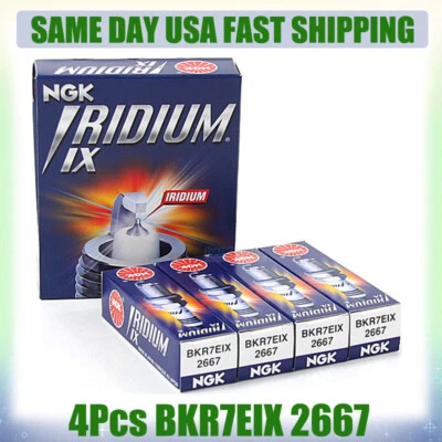 4 piezas bujías de iridio NGK BKR7EIX 2667 para Civic VW CC EOS GOLF GTI PASSAT Foto 1 de 4