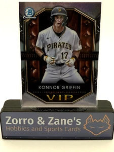 Konnor Griffin 2025 Bowman VIP Chrome Insert  #VIP-20 Pittsburgh Pirates - Picture 1 of 2