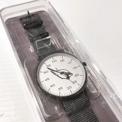 New Arizona Cardinals NFL Football Shock Resistant Sports Watch Black by Sparo Cover
