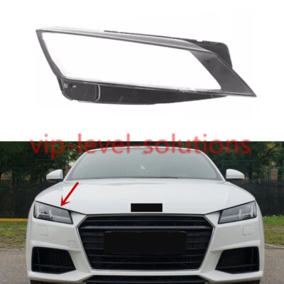 Right Side Headlight Lens Cover + Glue For Audi TT TTS 2016-2023 TT RS 2018-2022 - Image 1 of 4