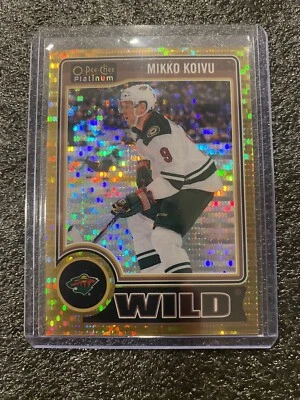 2014-15 OPC Platinum Mikko Koivu Seismic Gold /50 - Image 1 of 2