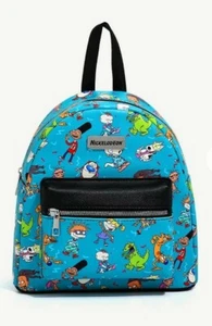 Nickelodeon Cartoons Mini Backpack Classic Retro Rugrats Rocko CatDog Bioworld - Picture 1 of 3