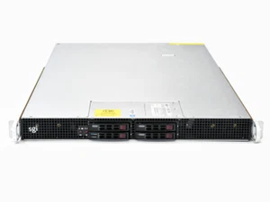 CSE-118 Supermicro 1U 3x GPU Server 2.6Ghz 28-C 384GB CX353A 2x1600W PSU Rails - Picture 1 of 6