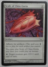 MAGIC THE GATHERING MTG 2003 MIRRODIN SCALE OF CHISS-GORIA ARTIFACT CARD