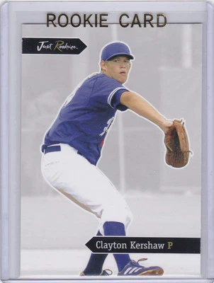 CLAYTON KERSHAW ROOKIE CARD Los Angeles Dodgers BASEBALLRC Just Minors MINT LE! - Image 1 of 2