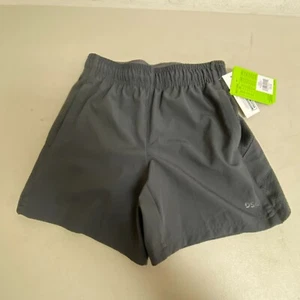 DSG Boys' Training Woven Shorts Athletic Fit Elastic Waist Asphalt DAB12104 New - Picture 1 of 9