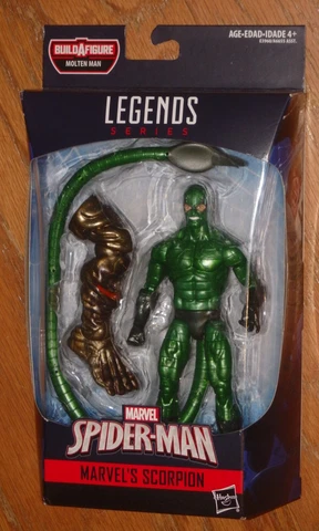 HASBRO MARVEL LEGENDS SCORPION SPIDER-MAN MOLTEN MAN WAVE Cover