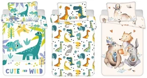 Baby Kids Bedding Dinosaur Forest Animals 100x135 40x60 Brachiosaurus Selection - Picture 1 of 18