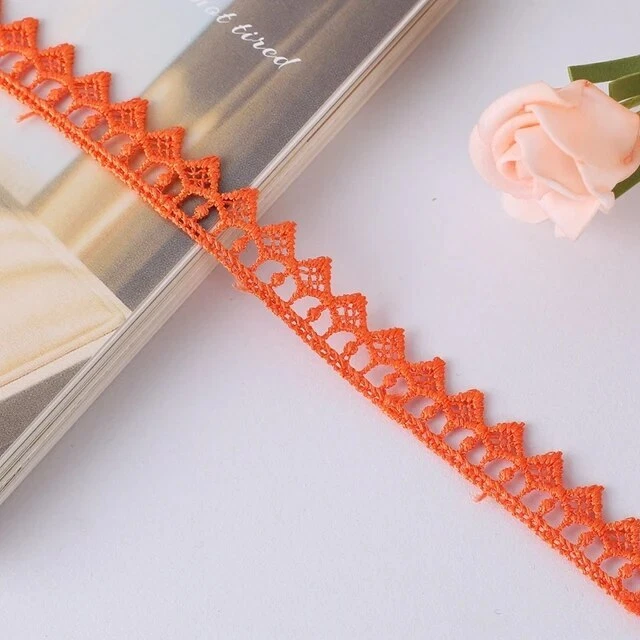 1/2 inch wide lace trim price per yard select color - Image 1 of 1