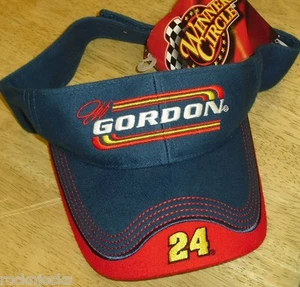 Jeff Gordon #24 Nascar Racing Visor hat Adjustable NEW WITH TAGS!!! nwt NASCAR - Imagen 1 de 3
