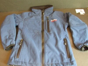 Peak Performance Jacket KID SMALL Gore Windstopper Full Zip BLUE Coat ZIP POCKET - Picture 1 of 8