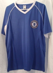 Chelsea Football Club Blue Soccer Jersey Official Licensed Sewn Logo Mens Large - Picture 1 of 3