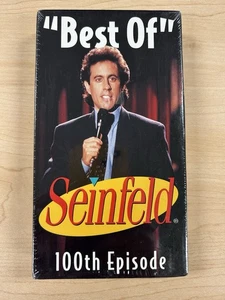 New Best of Jerry Seinfeld 100th Episode VHS Rare HTF SEALED Comedian TV Show - Picture 1 of 4