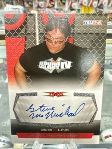 2008 Tristar TNA Cross the Line Steve Mongo McMichael Auto Autograph C-SM WCW - Picture 1 of 2