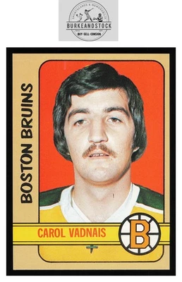 1972-73 Topps Set Break #85 Carol Vadnais NM MT *BurkeSCards* - Image 1 of 2