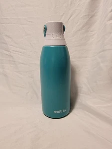 Brita Stainless Steel Water Bottle With Filter 32Oz Premium Filtered Teal Used - Picture 1 of 6