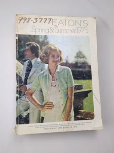 Catálogo EATON'S 1975 Primavera y Verano Canadá Explosión al Pasado De Colección LEER - Imagen 1 de 11