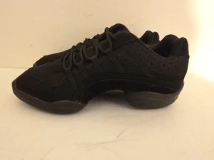 Capezio Adult  Dance Shoes Rock IT DS24 Black Suede Mesh  Size 9 - Picture 1 of 6