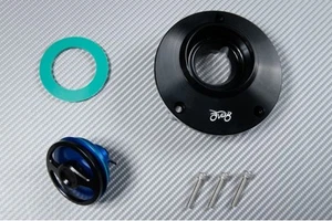 Blue Quick Keyless 1/4 Turn Fuel Tank Gas Cap YAMAHA FZR 600 GENESIS 1989 - 1997 - Picture 1 of 4