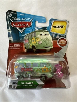 全新 2009 迪士尼皮克斯汽车追逐 # 125 Fillmore 带有机燃气罐 眼睛 移动 — 第 1/4 张图片