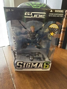 Hasbro G.I. Joe Sigma 6 Paratrooper Duke Action Figure w/ Working Parachute New - Picture 1 of 5