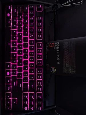 Cooler Master MasterKeys Pro S RGB Never Used Tested - Image 1 of 4