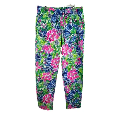 Calça de tornozelo Lilly Pulitzer x Disney tamanho pequeno reta Resort Dreamin Stretch - Imagem 1 de 4