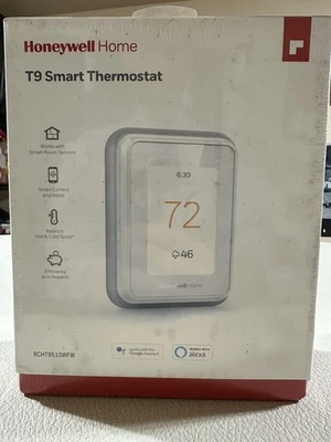 Honeywell T9 Smart Thermostat W/o Sensor Gray/White Smart WIFI Thermostat  - Image 1 of 3