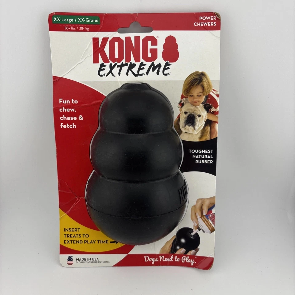KONG Extreme Dog Toy Black Standard Xx-large 2day Delivery
