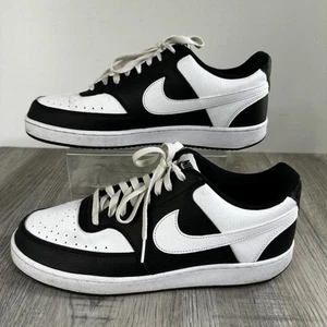 Tenis Nike Court Vision Low Panda para hombre talla 11,5 negros/blancos bajos HM9862 - Imagen 1 de 10
