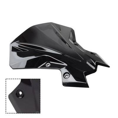 Glossy Black Windscreen Windshield Visor Deflector For Kawasaki Z900 2020-2024 - Image 1 of 4