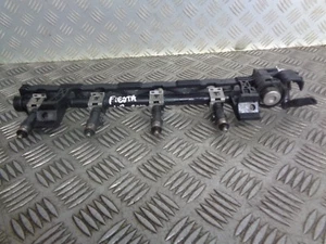 2010 FORD FIESTA MK7 1.2 PETROL FUEL RAIL WITH INJECTORS VP8A6U-AA - Picture 1 of 8