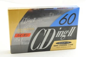 TDK CD ing-II High Position Type II Cassette Tape 60min - Picture 1 of 4