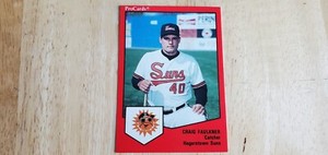 Craig Alan Faulkner Hagerstown Suns Card 1989 ProCards Batavia