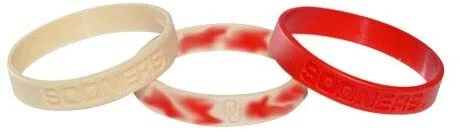 University of Oklahoma Sooners OU 3 Pack Spirit Bands Cover
