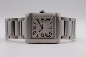 Cartier Tank Francaise Large 2023 - WAST0067 - Men's Watch - Full Set - Picture 1 of 23